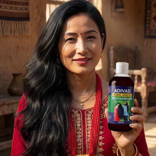 ADIVASI HERBAL HAIR OIL (VISHVAMBHARI)